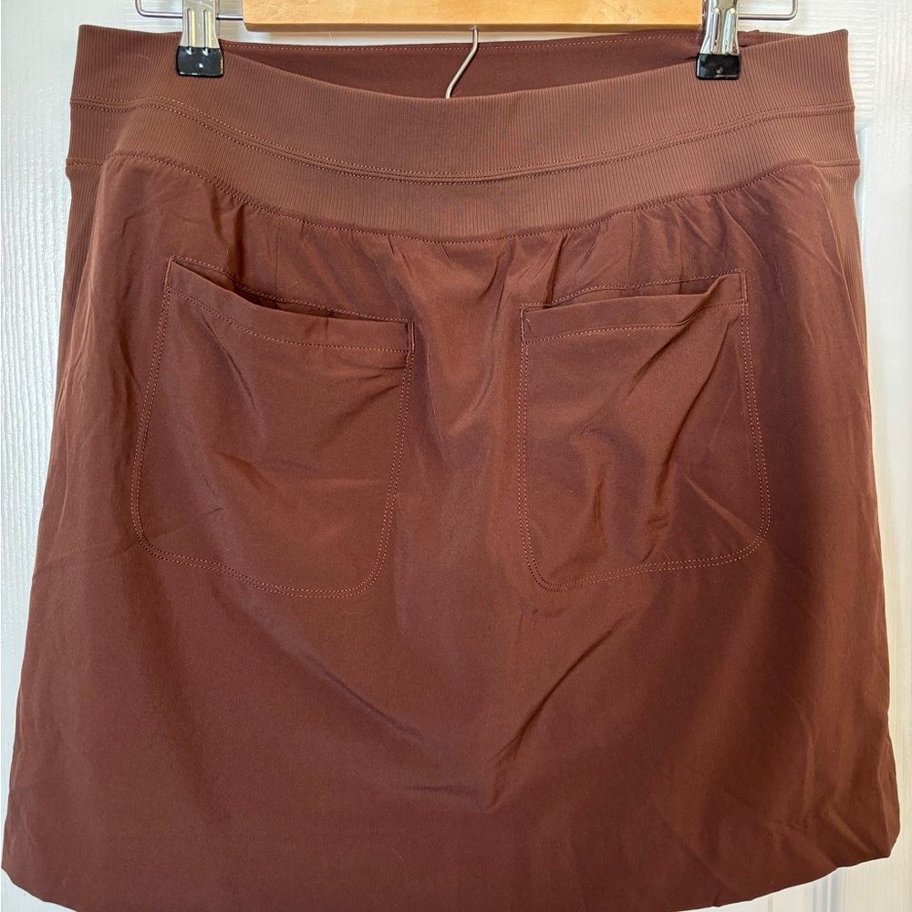 Athleta Chocolate Brown Athletic Skort - Picture 3 of 5